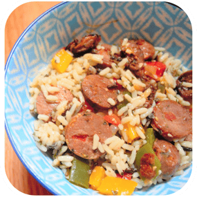 chicken-sausage-bowl