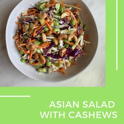 Asian cashew salad