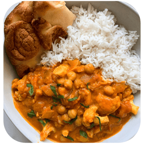 Cauliflower Chickpea Tikka Masala