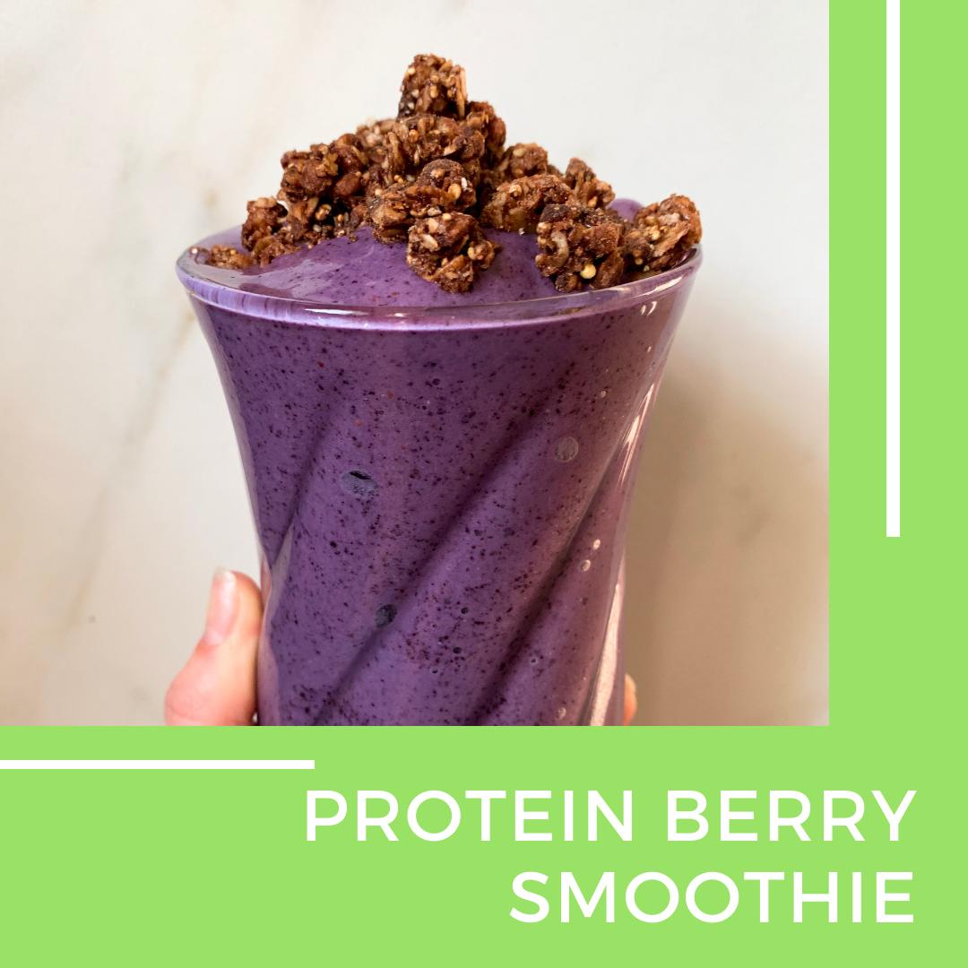 protein berry smoothie