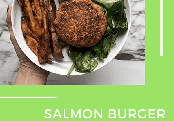 Salmon burger