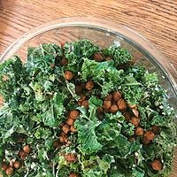 Vegan Crispy Chickpea Caesar Salad