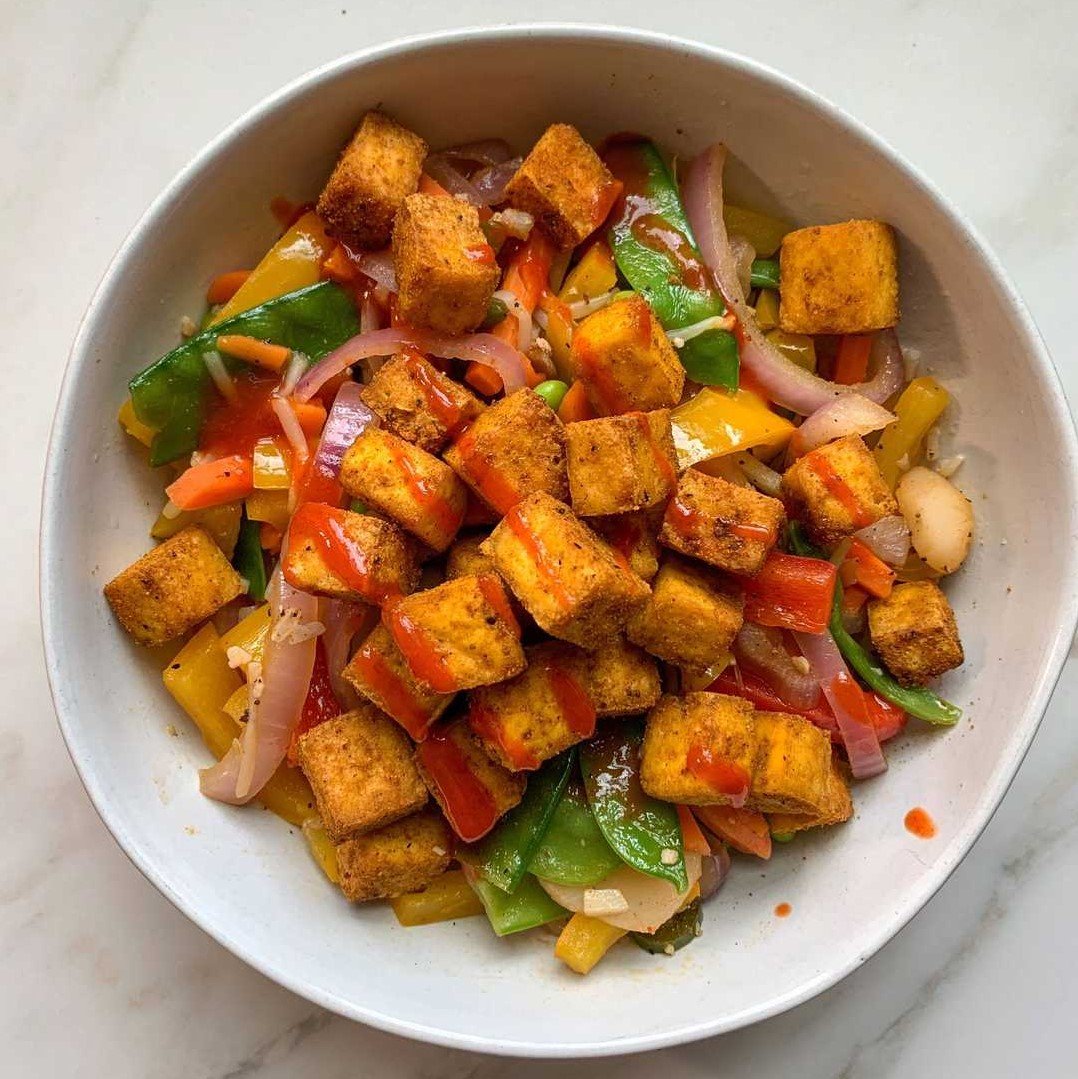 Tofu, Tempeh, Seitan, and Lentils all provide substantial amounts of protein to help power your vegan and vegetarian diets.