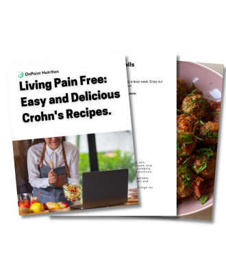 Crohns Recipe Book (front of card)