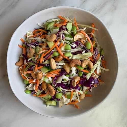 Vegan Asian Edamame Salad