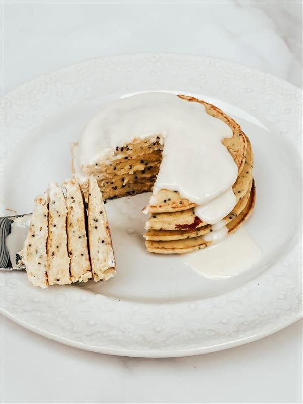 Lemon Poppy Pancakes