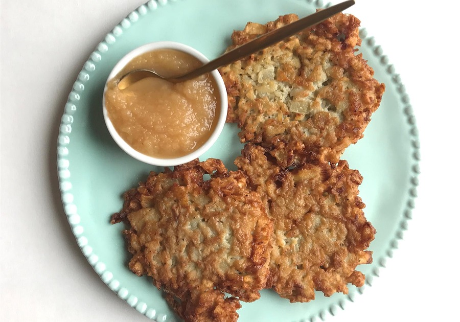 Carrot, Scallion, and Potato Latkes