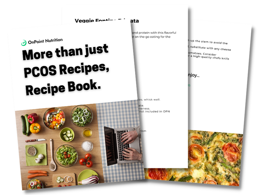 PCOS Recipe Book Pages