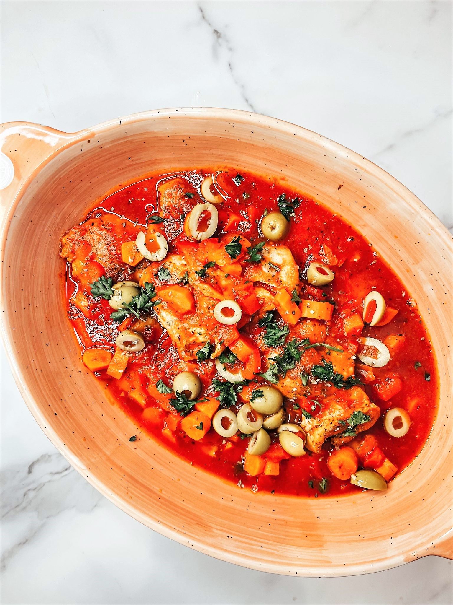 Low FODMAP Chicken Cacciatore